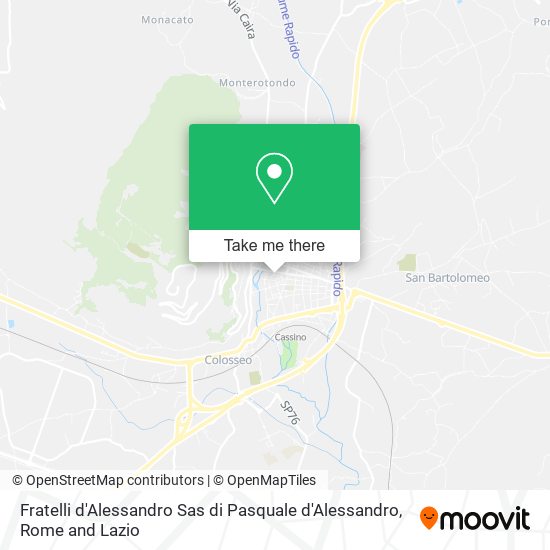 Fratelli d'Alessandro Sas di Pasquale d'Alessandro map