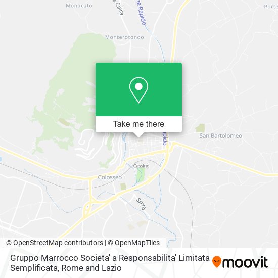 Gruppo Marrocco Societa' a Responsabilita' Limitata Semplificata map