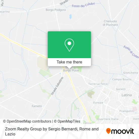 Zoom Realty Group by Sergio Bernardi map