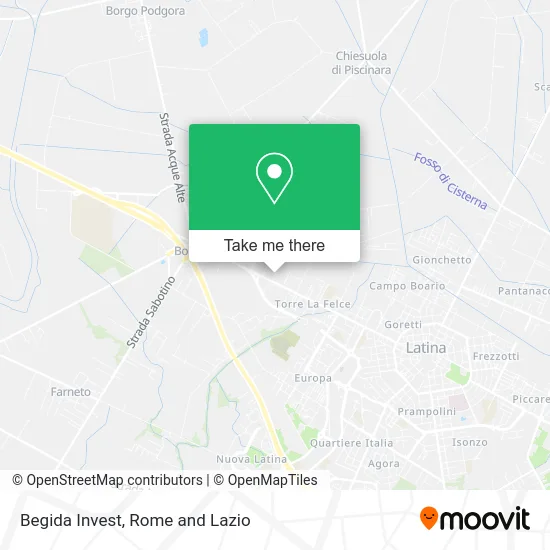 Begida Invest map
