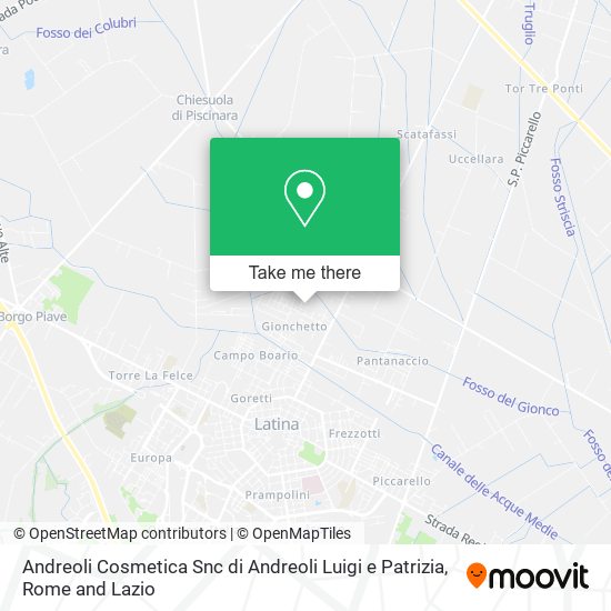 Andreoli Cosmetica Snc di Andreoli Luigi e Patrizia map