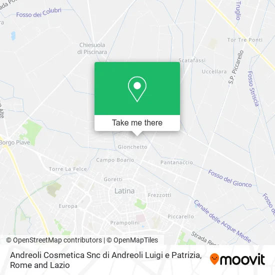 Andreoli Cosmetica Snc di Andreoli Luigi e Patrizia map