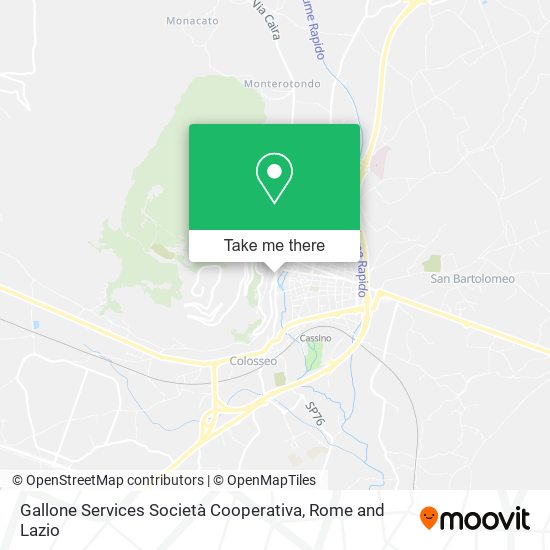 Gallone Services Società Cooperativa map