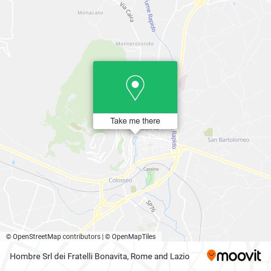 Hombre Srl dei Fratelli Bonavita map