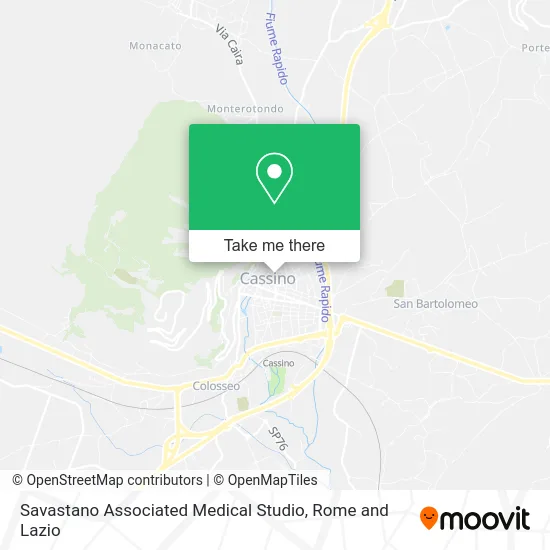 Savastano Associated Medical Studio map
