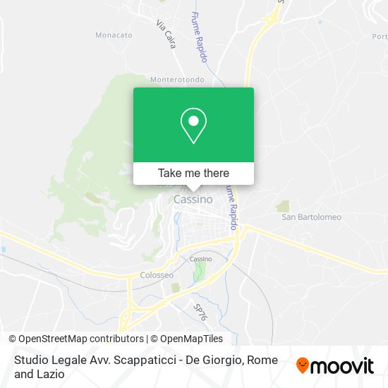 Studio Legale Avv. Scappaticci - De Giorgio map