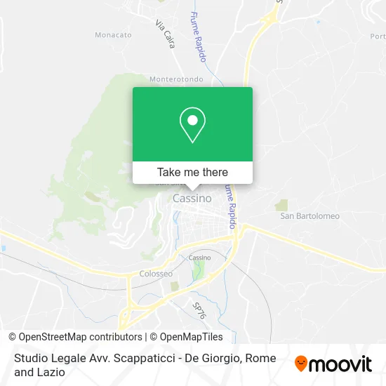 Scappaticci - De Giorgio Legal Studio map