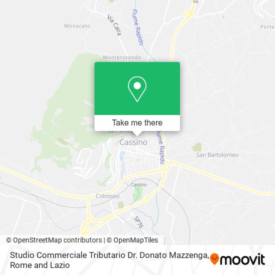 Studio Commerciale Tributario Dr. Donato Mazzenga map