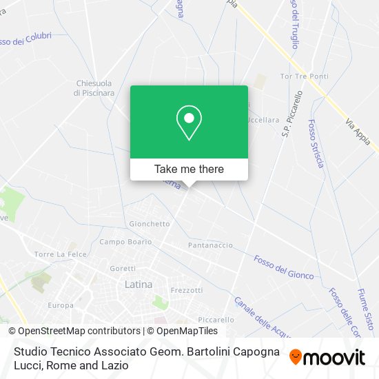 Studio Tecnico Associato Geom. Bartolini Capogna Lucci map