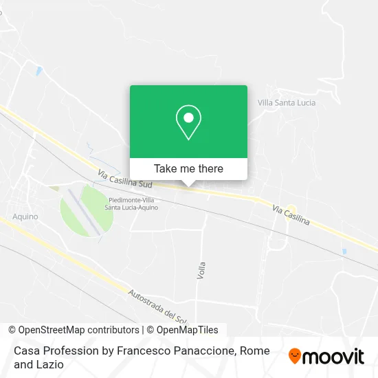 Casa Profession by Francesco Panaccione map