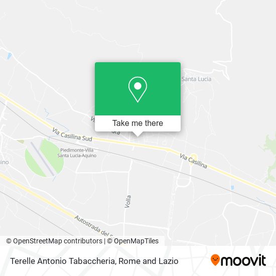 Terelle Antonio Tabaccheria map
