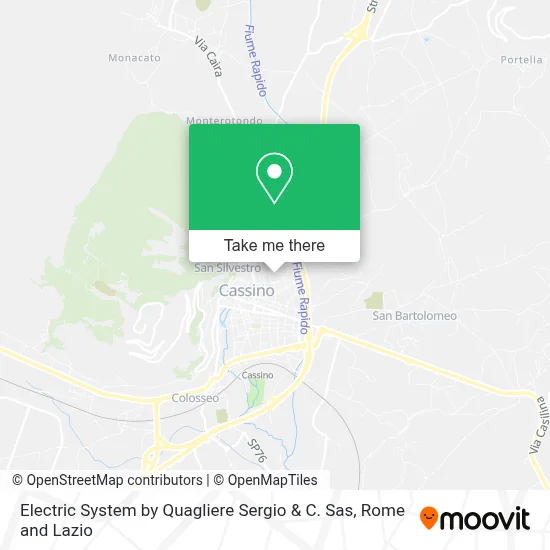 Electric System by Quagliere Sergio & C. Sas map