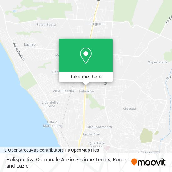 Polisportiva Comunale Anzio Sezione Tennis map