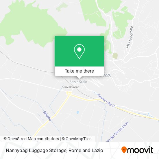 Nannybag Luggage Storage map