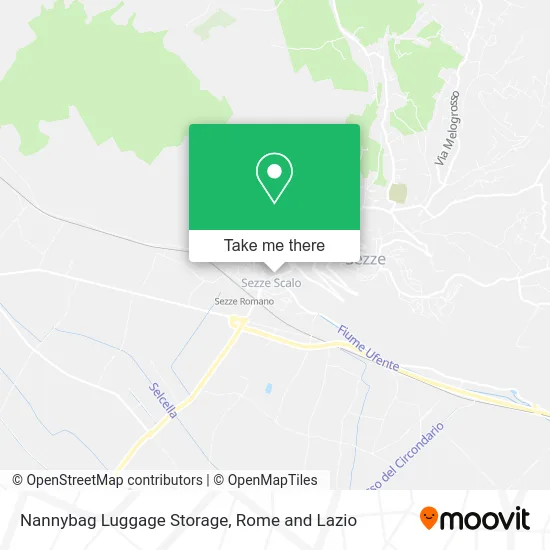 Nannybag Luggage Storage map