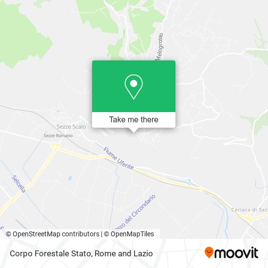 Corpo Forestale Stato map