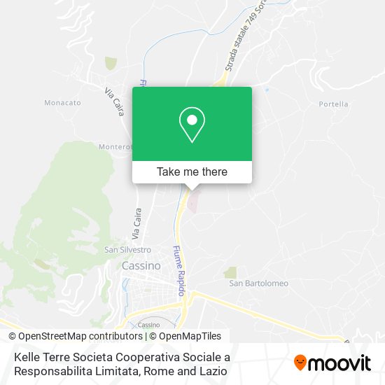 Kelle Terre Societa Cooperativa Sociale a Responsabilita Limitata map