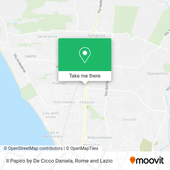 Il Papiro by De Cicco Daniela map