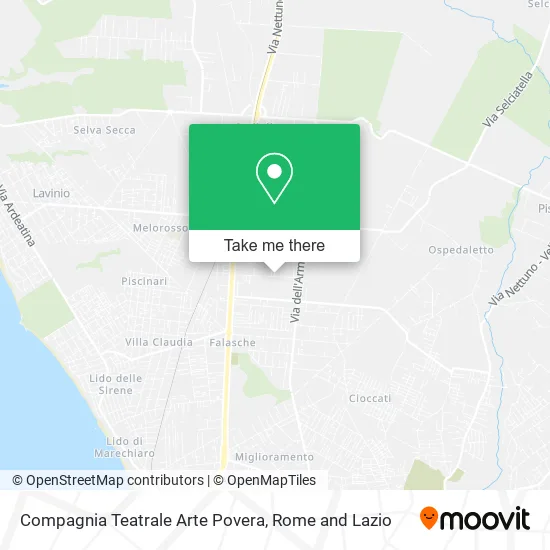 Compagnia Teatrale Arte Povera map