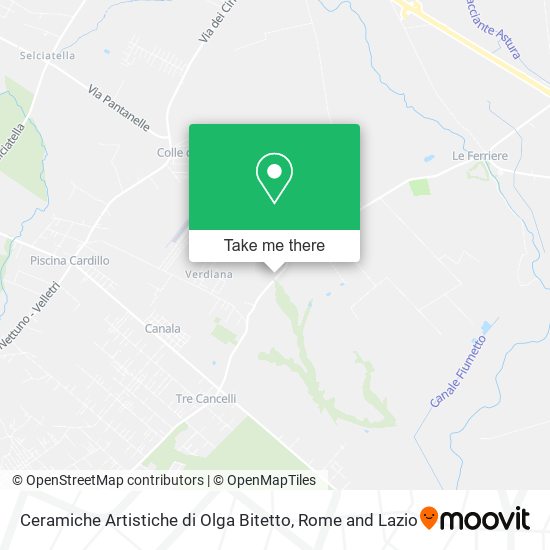 Ceramiche Artistiche di Olga Bitetto map