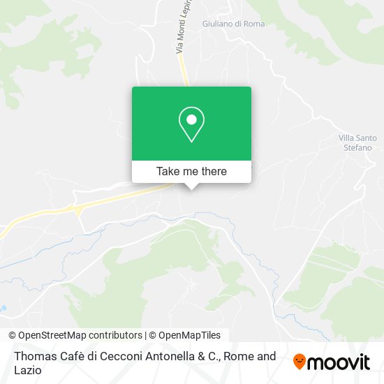 Thomas Cafè di Cecconi Antonella & C. map
