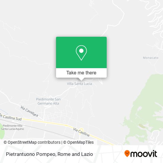 Pietrantuono Pompeo map