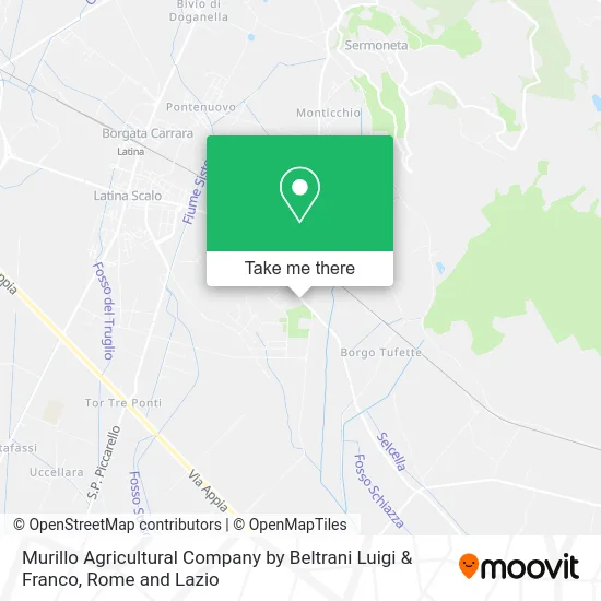 Murillo Agricultural Company by Beltrani Luigi & Franco map