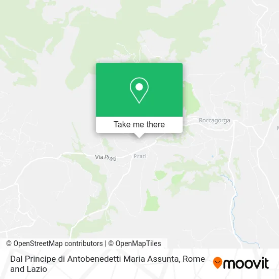 Dal Principe by Maria Assunta Antobenedetti map