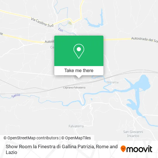 Show Room la Finestra di Gallina Patrizia map
