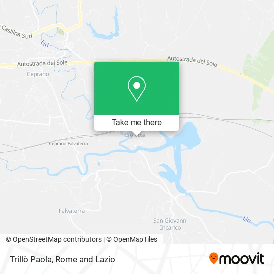 Trillò Paola map
