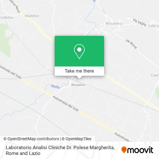 Laboratorio Analisi Cliniche Dr. Polese Margherita map
