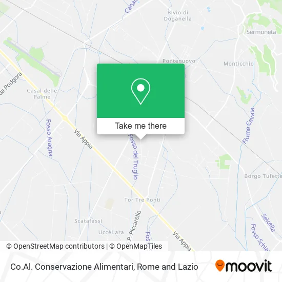 Co.Al. Conservazione Alimentari map