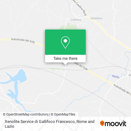 Xenolite Service di Gallifoco Francesco map