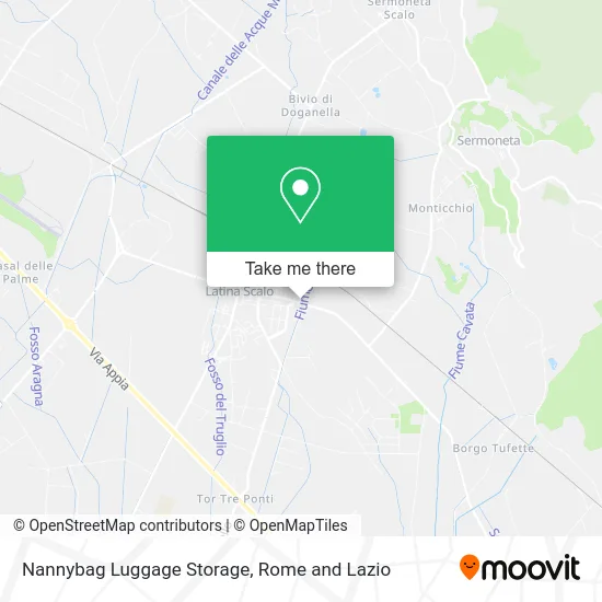 Nannybag Luggage Storage map