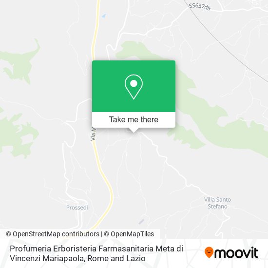Profumeria Erboristeria Farmasanitaria Meta di Vincenzi Mariapaola map