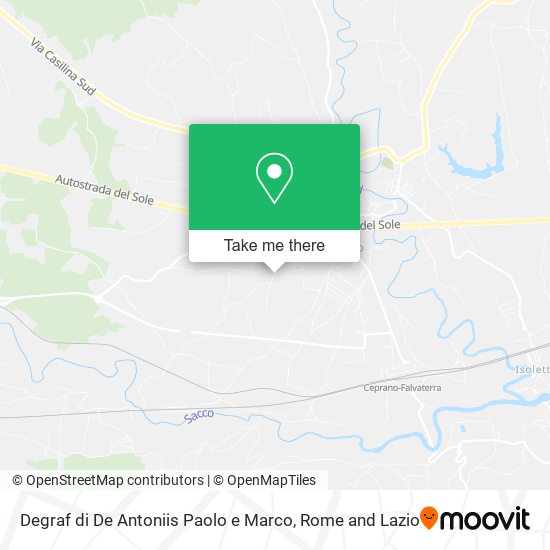 Degraf di De Antoniis Paolo e Marco map