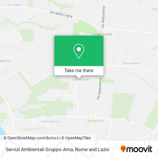 Servizi Ambientali Gruppo Ama map