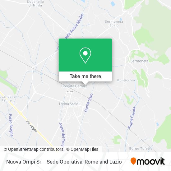 Nuova Ompi Srl - Sede Operativa map
