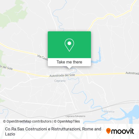 Co.Ra.Sas Costruzioni e Ristrutturazioni map
