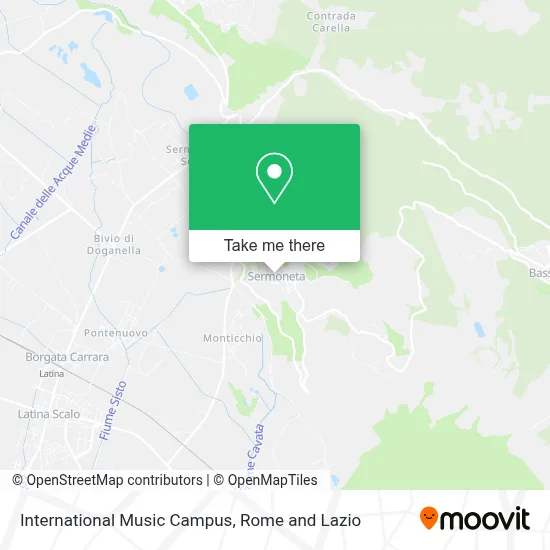 International Music Campus map