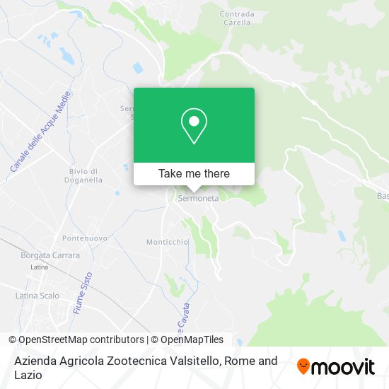 Azienda Agricola Zootecnica Valsitello map