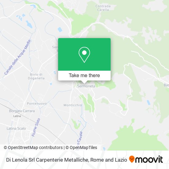 Di Lenola Srl Carpenterie Metalliche map