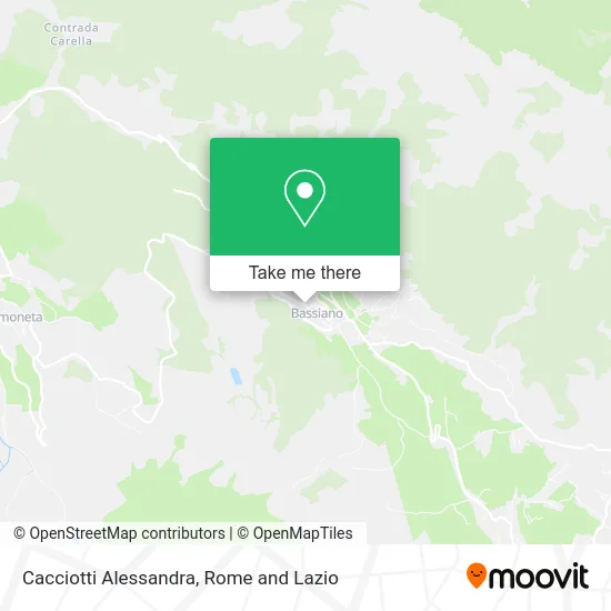 Alessandra Cacciotti map