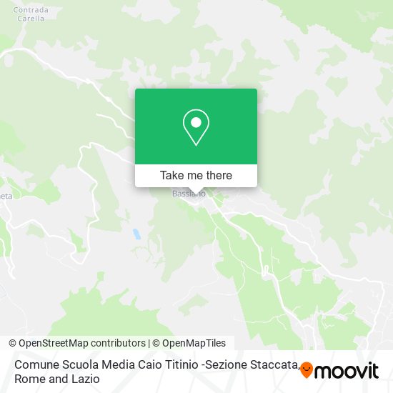 Comune Scuola Media Caio Titinio -Sezione Staccata map