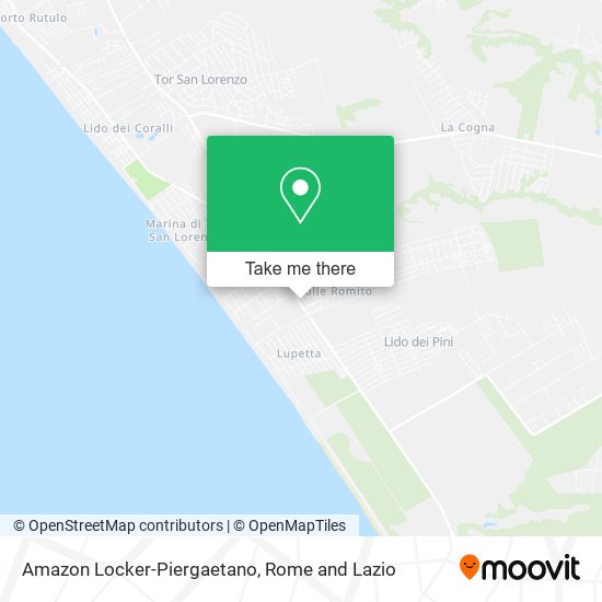 Amazon Locker-Piergaetano map