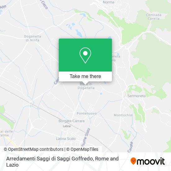 Arredamenti Saggi di Saggi Goffredo map
