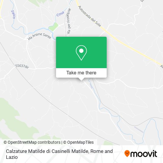 Calzature Matilde di Casinelli Matilde map