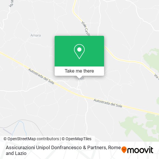 Assicurazioni Unipol Donfrancesco & Partners map