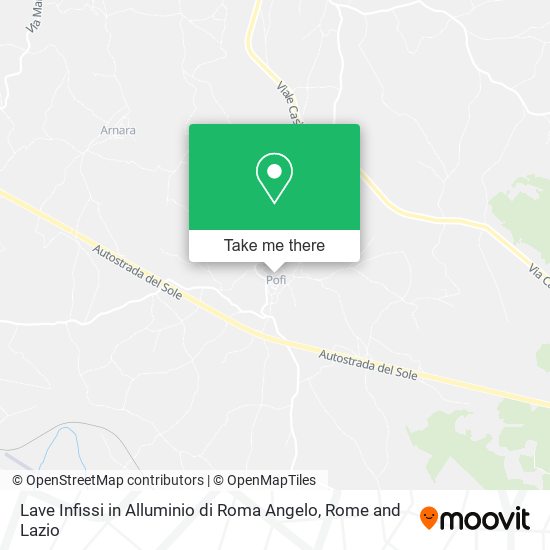 Lave Infissi in Alluminio di Roma Angelo map