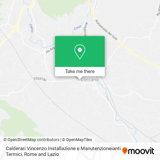 Calderari Vincenzo Installazione e Manutenzioneianti Termici map